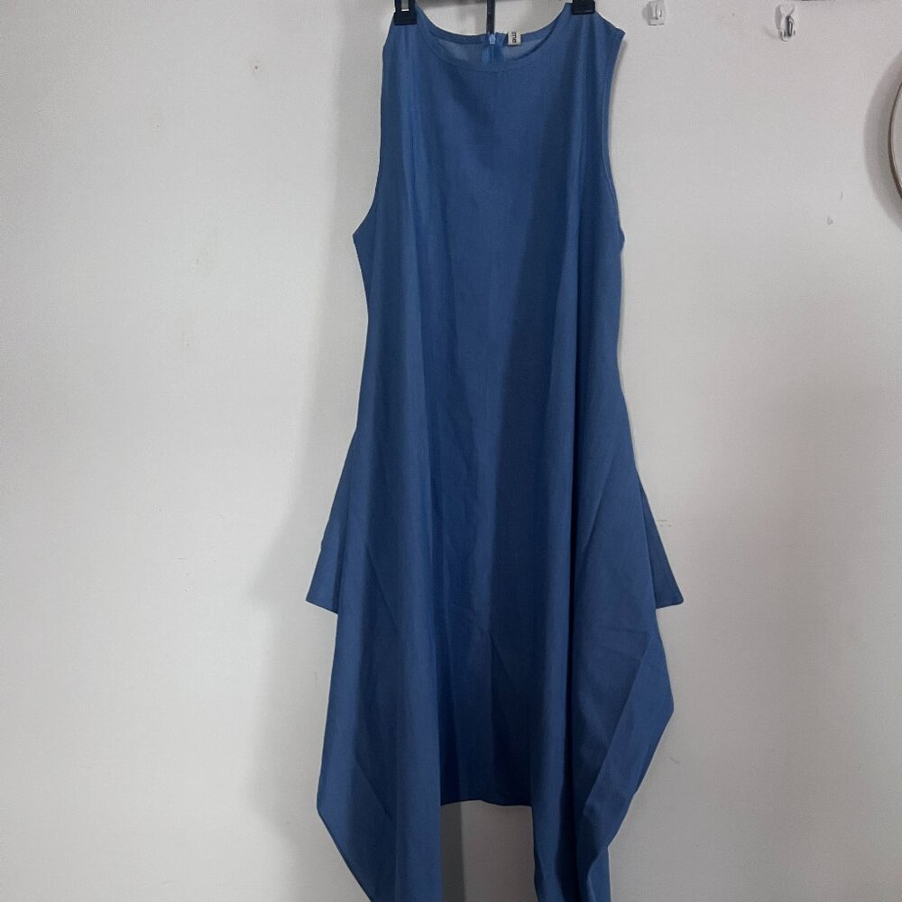 Ursime Blue Sleeveless Jumpsuit